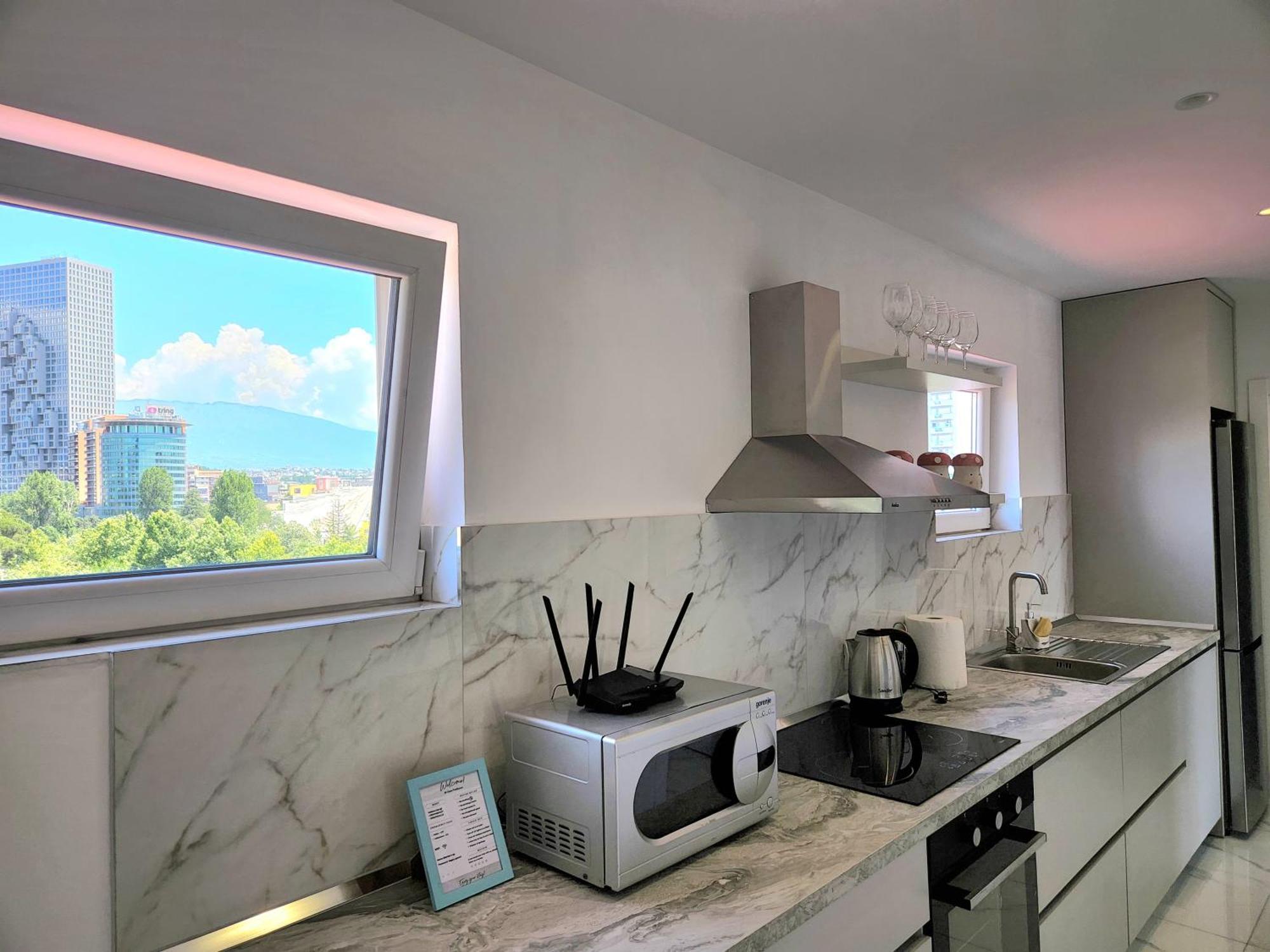 Tirana City Center Penthouse Oasis Exteriér fotografie